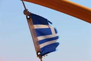 Flagge Griechenland kaputt Zahnarzt Roger Barz Halle